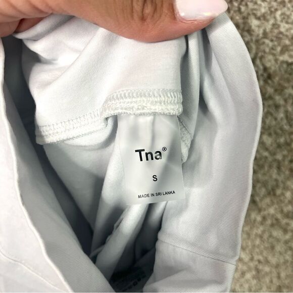 TNA Bike Shorts Women’s Small Light Blue - Picture 2 of 5